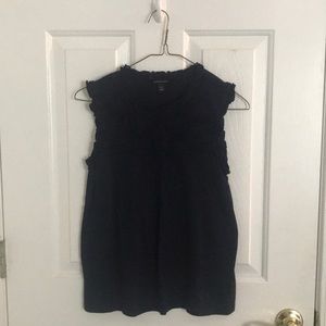 Navy Banana Republic Detailed Top